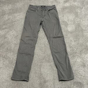 DuER N2X Relaxed Fit Jeans Mens 32x32 Gray Stretch Tencel Blend Pants